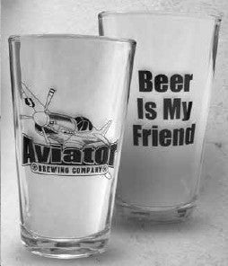Aviator Pint Glass